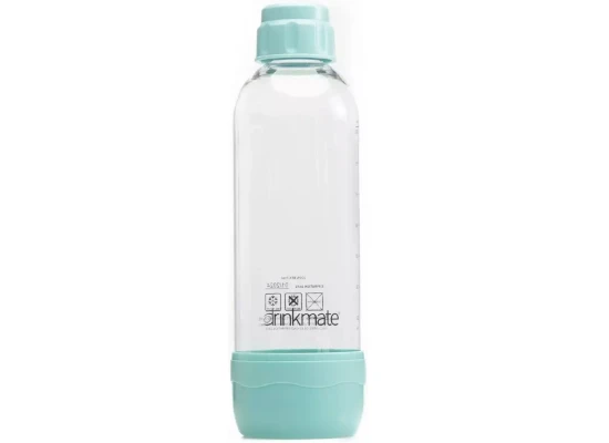 DrinkMate PET Bottles 1L Arctic Blue, Twin Pack (2) 